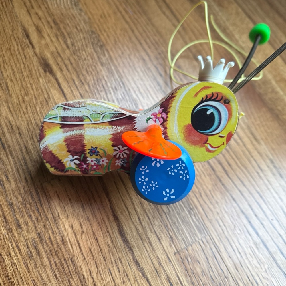 Fisher-Price Yellow and Orange Whimsical Bird Toy